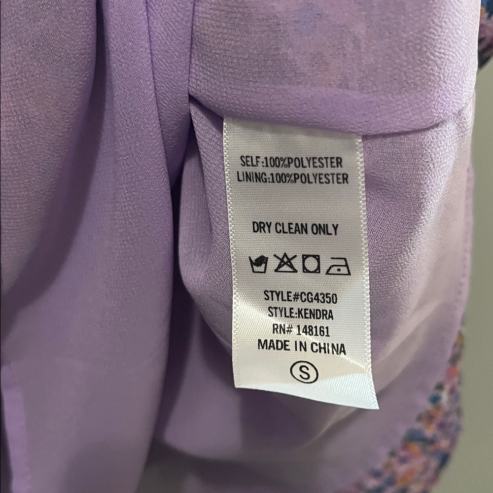 NWOT Buddy Love Floral Smocked Dress with Tie Straps - Picture 6 of 7